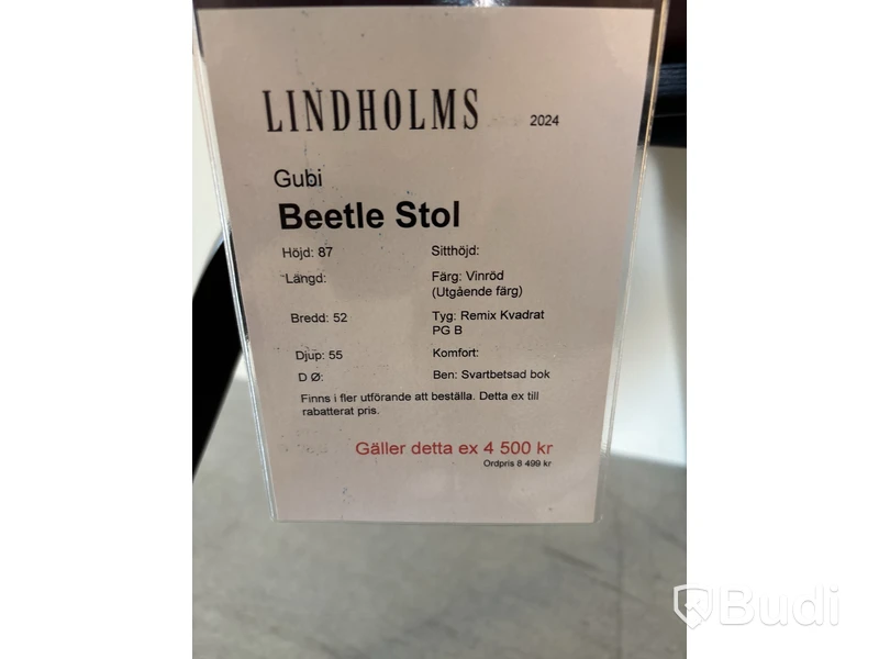 Sol Gubi Beetle.  Ord. pris inkl. moms: ca 8499 kr