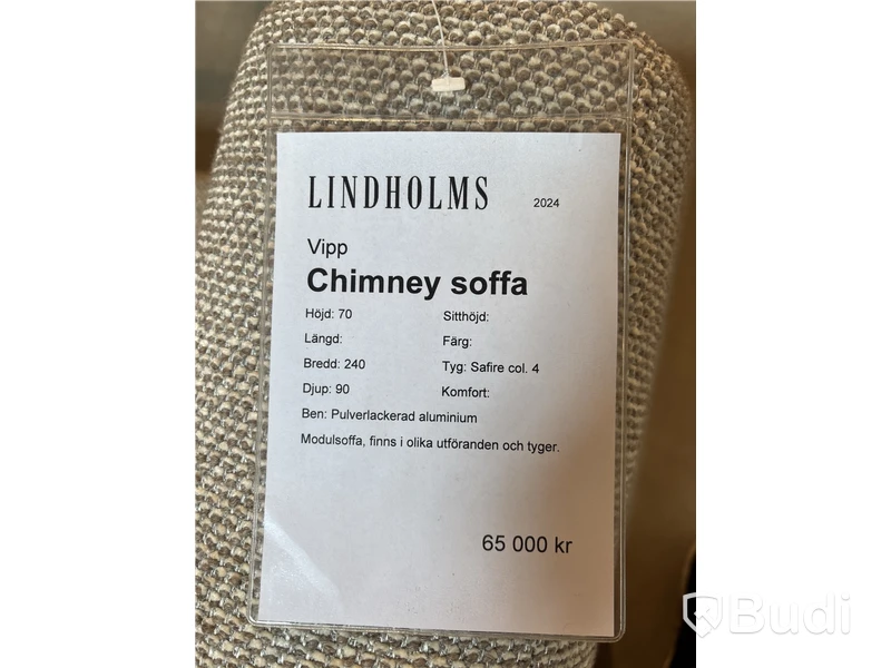 Soffa Vipp Chimney. Ord. pris inkl. moms: 65 000 kr