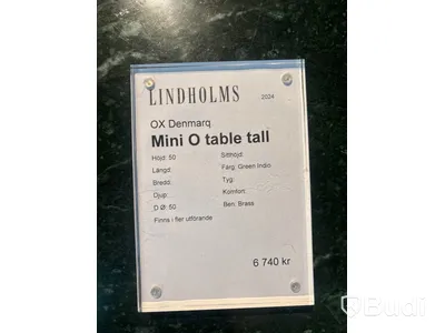 Soffbord OX Denmarq  Mini O- table tall. Ord. pris inkl. moms: ca 6740 kr