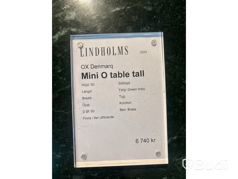 Soffbord OX Denmarq  Mini O- table tall. Ord. pris inkl. moms: ca 6740 kr