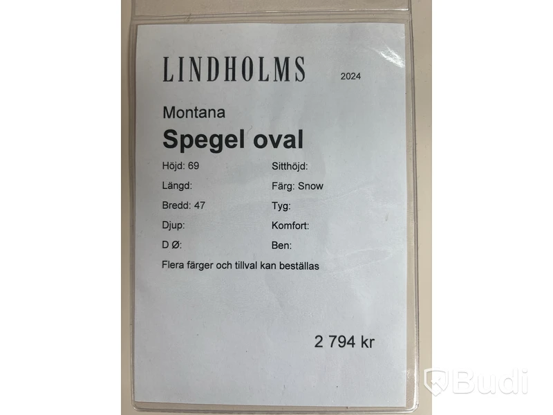 Sminkbord Montana Make up samt spegel Montana oval. Ord. pris inkl. moms: ca 9583 kr
