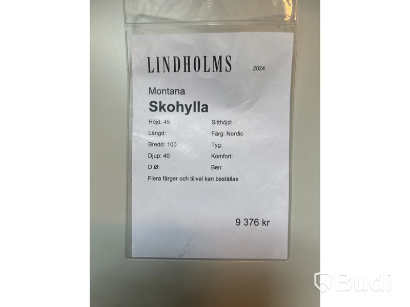 Skohylla Montana Nordic. Ord. pris inkl. moms: ca  9376 kr