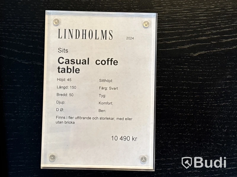 Soffbord Sits Casual inkl. ljusstake. Ord. pris inkl. moms: ca 10 490 kr