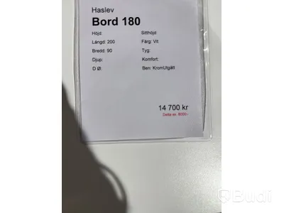 Matbord Haslev. Ord. pris inkl. moms: ca 14 700 kr