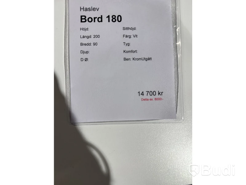 Matbord Haslev. Ord. pris inkl. moms: ca 14 700 kr