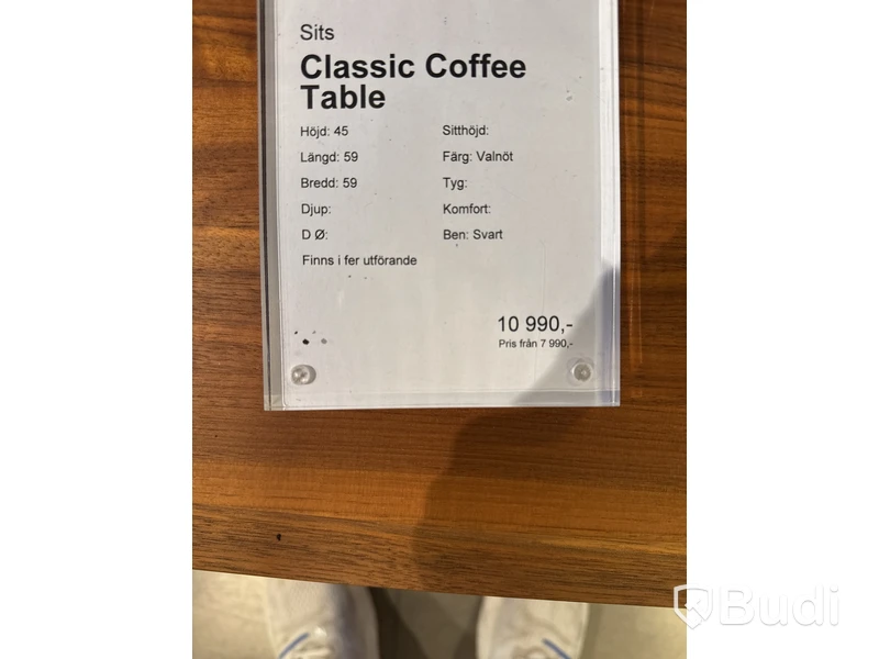 Soffbord Sits Classic. Ord. pris inkl. moms: ca 10 990 kr