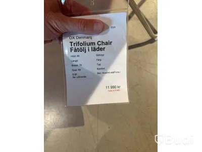 Fåtölj OX Denmarq Trifolium. Ord. pris inkl. moms: ca 11 990 kr