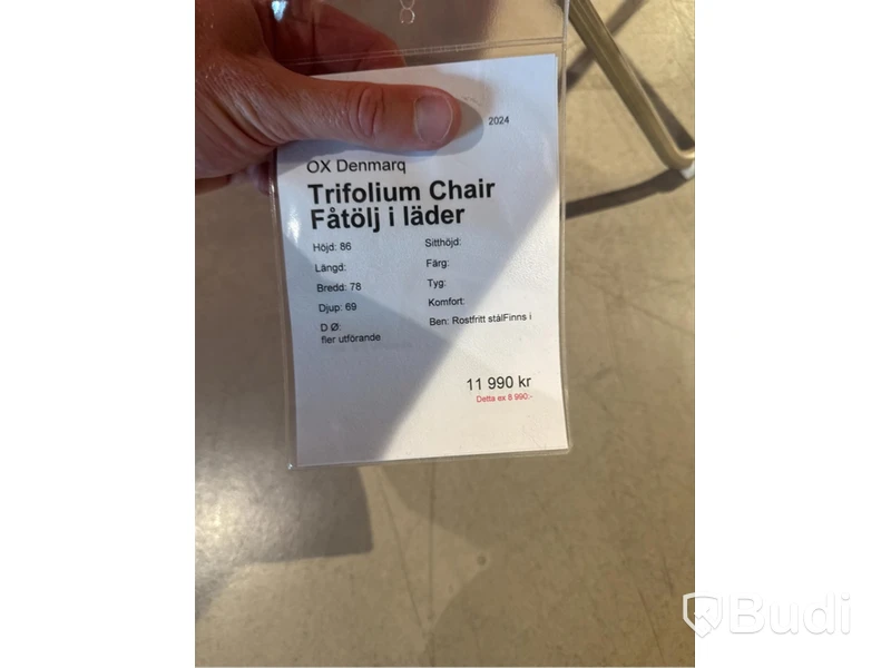 Fåtölj OX Denmarq Trifolium. Ord. pris inkl. moms: ca 11 990 kr