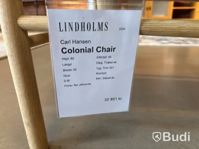 Fåtölj Carl Hansen Colonial Chair. Ord. pris inkl. moms: ca 32 851 kr