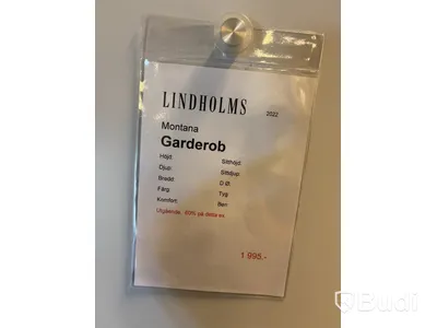 Garderob Montana. Ord. pris inkl. moms: ca 5000 kr