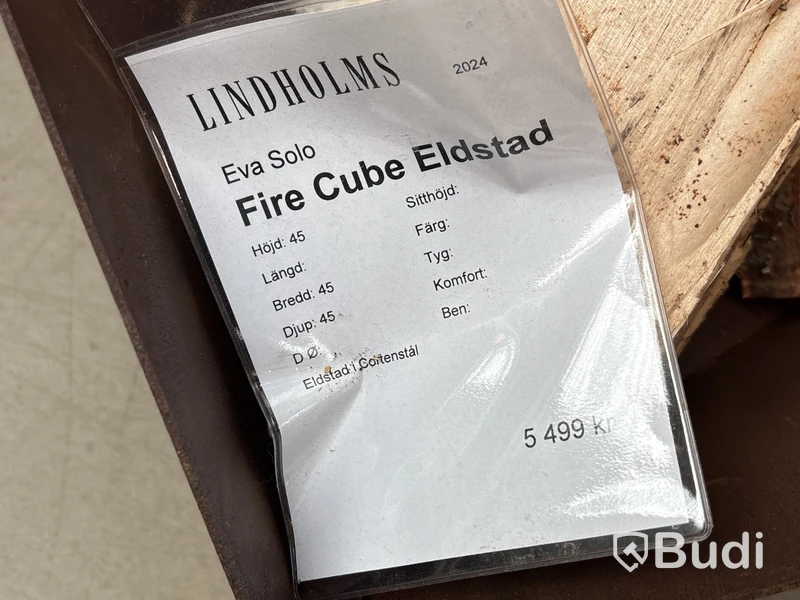 Eldstad, Eva Solo Fire Cube - Ord. pris inkl. moms ca: 5 499 kr