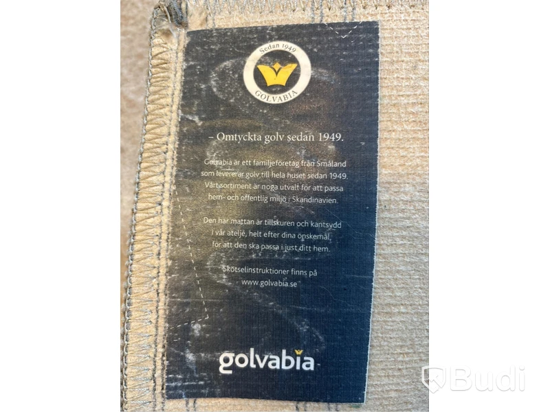 Matta, Golvabia. Ord pris inkl. moms: ca 15 000 kr