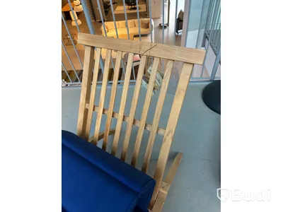Solstol med blå dynor, Stockamöllan, Ord. pris inkl. moms: ca 5595 kr