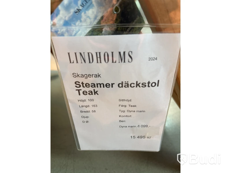 Däckstol Teak Skagerak - Ord. pris inkl. moms: ca 15 495 kr