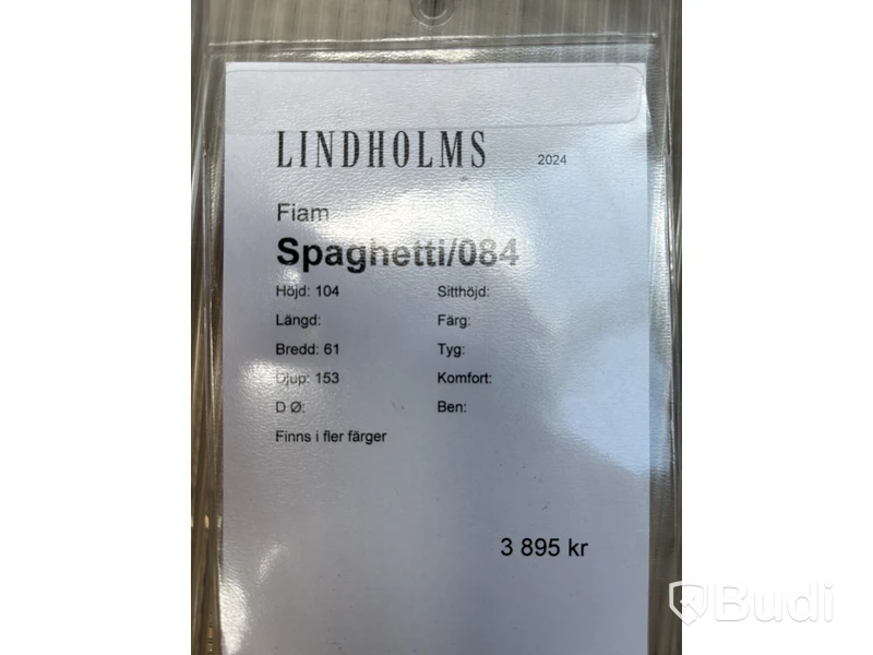 Stol, Fiam - Ord. pris inkl. moms ca: 3 895 kr