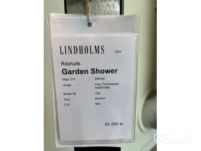 Trädgårdsdusch Röshults - Ord. pris inkl. moms ca: 63 295 kr
