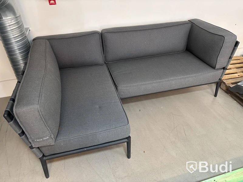 Mörkgrå soffa Cane-Line, Ord. pris inkl. moms: ca 45 000 kr