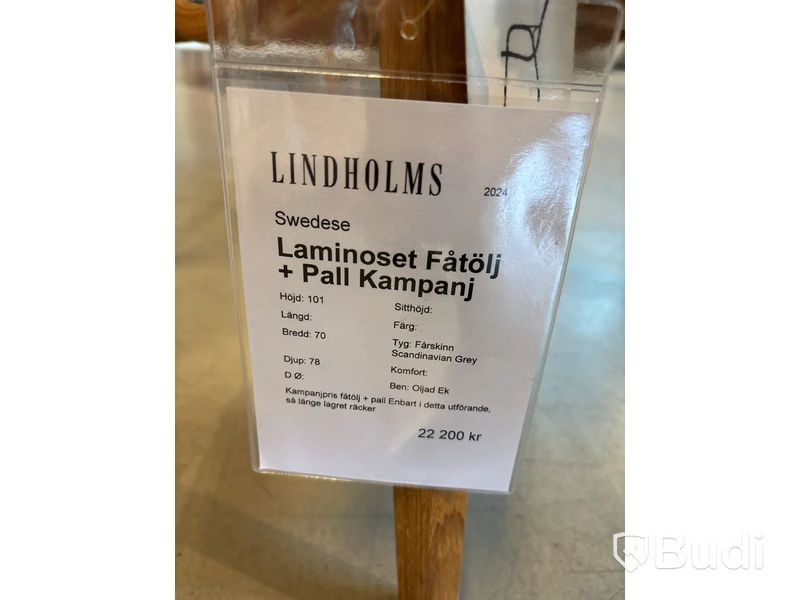 Fåtölj Swedese Lamino. Ord. pris inkl. moms: ca 18 030 kr