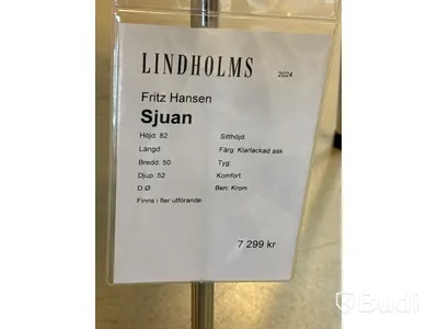 Stol Fritz Hansen Sjuan. Ord. pris inkl. moms: ca 7299 kr