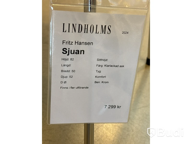 Stol Fritz Hansen Sjuan. Ord. pris inkl. moms: ca 7299 kr