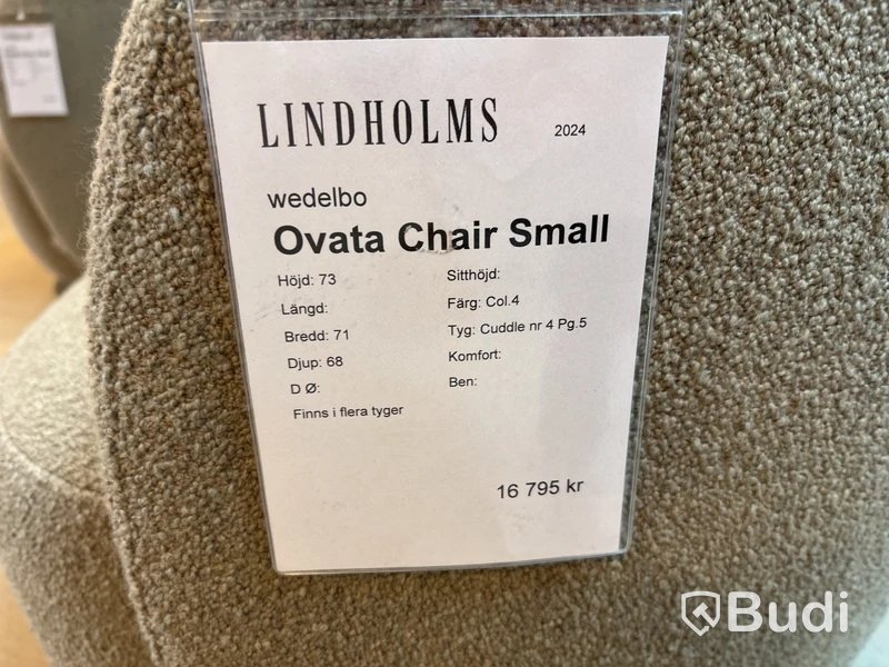 Fåtölj Wedelbo Ovata. Ord. pris inkl. moms: ca 16 795 kr