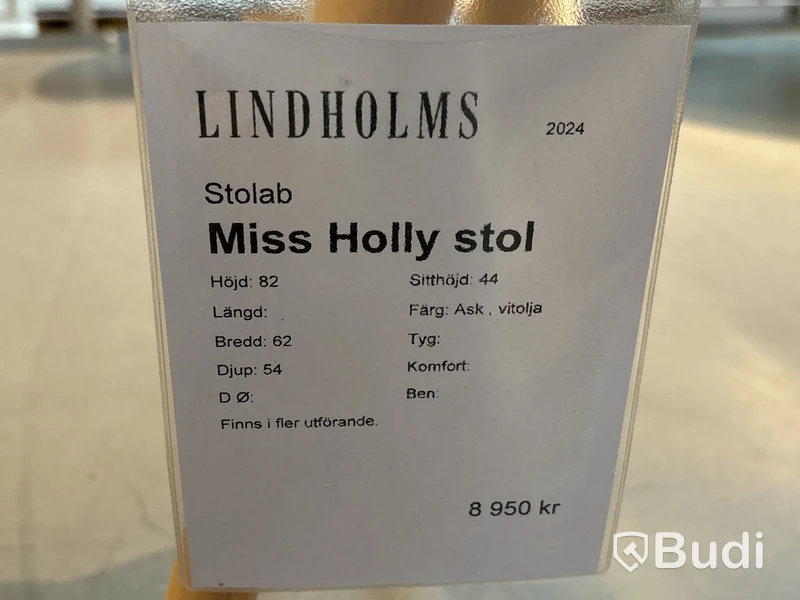 Stol Stolar Miss Holly. Ord. pris inkl. moms: ca 8950 kr