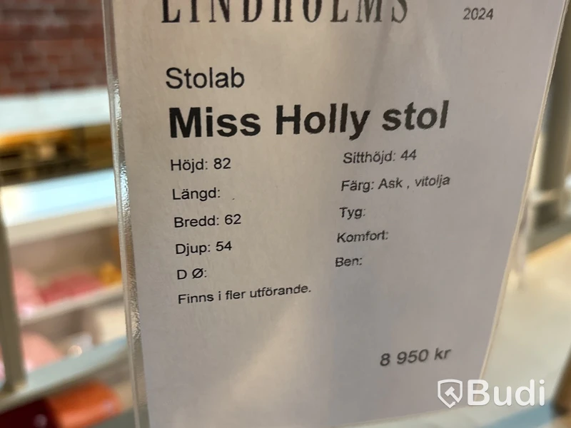 Stol Stolab Miss Holly. Ord. pris inkl. moms: ca 8950 kr