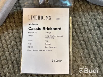 Brickbord Källemo Cassis. Ord. pris inkl. moms: ca 9800 kr