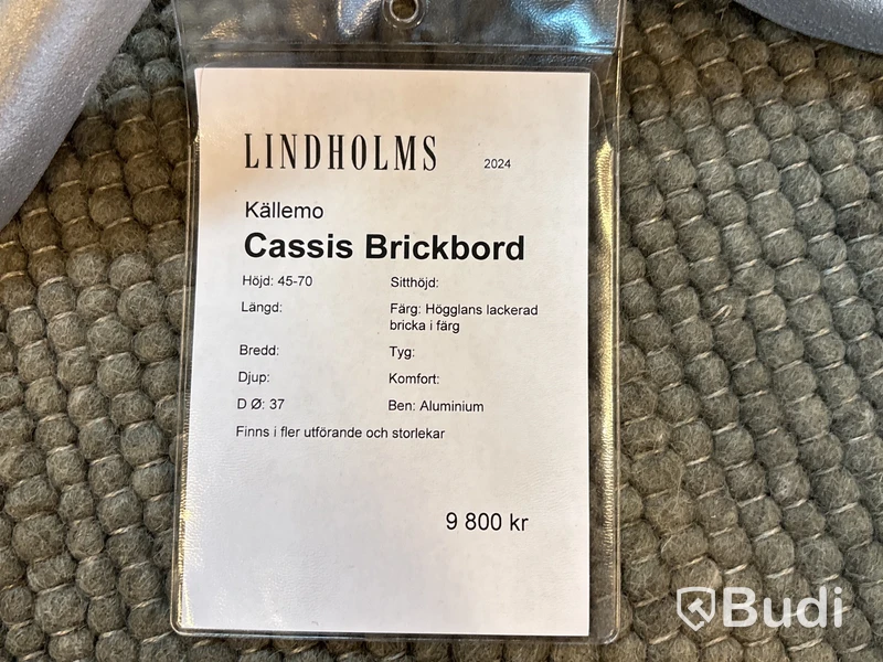 Brickbord Källemo Cassis. Ord. pris inkl. moms: ca 9800 kr