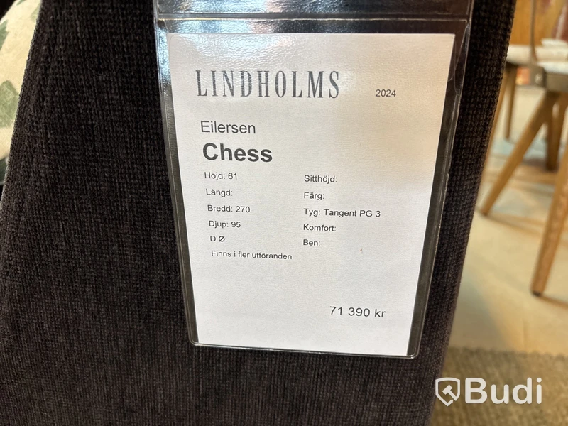 Soffa Eilersen Chess Ord. pris inkl. moms: ca 71 390 kr