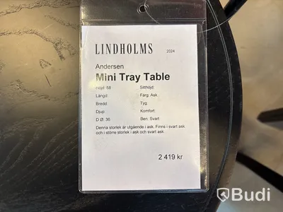 Brickbord Andersen Mini Tray Table. Ord. pris inkl. moms: ca 2419 kr