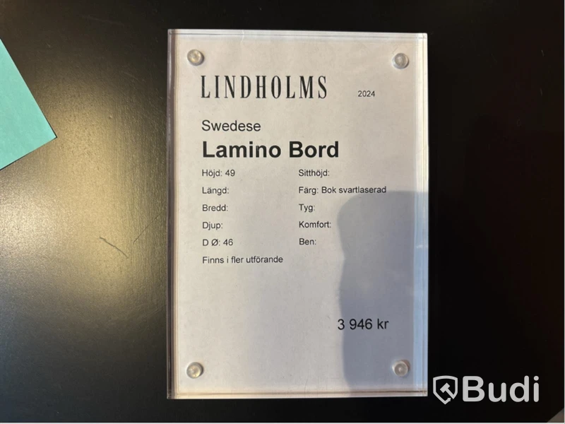 Soffbord Swedese Lamino. Ord. pris inkl. moms: ca 3946 kr