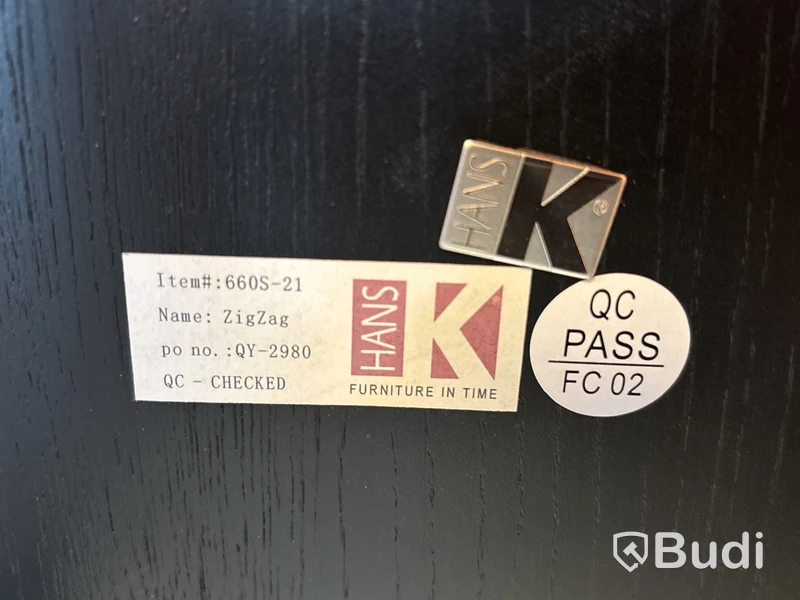Stol Hans K ZigZag. Ord. pris inkl. moms: ca 3500 kr