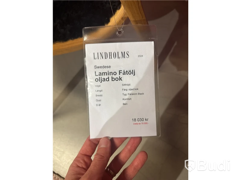 Fåtölj Swedese Lamino. Ord. pris inkl. moms: ca 18 030 kr