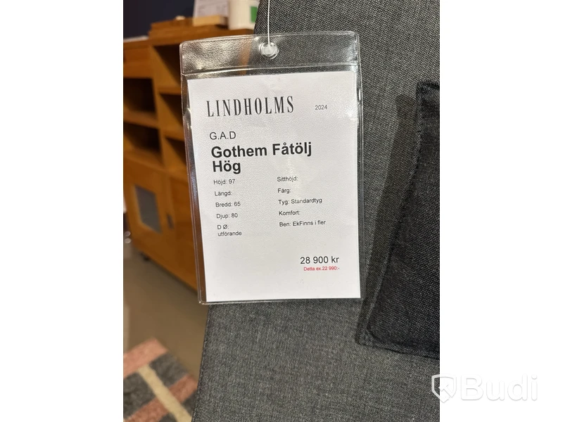 Fåtölj G.A.D. Gothem. Ord. pris inkl. moms: ca 28 900 kr