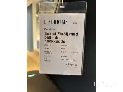 Fåtölj Swedese Select inkl. fotpall. Ord. pris inkl. moms: ca 43 797 kr
