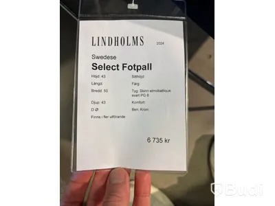 Fåtölj Swedese Select inkl. fotpall. Ord. pris inkl. moms: ca 43 797 kr