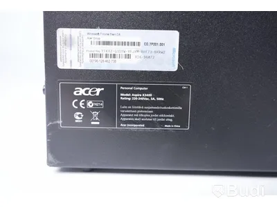 Dator Acer Aspire X3400,AMD Athlon x4 640, 4GB RAM, 1,5 TB HDD (Inget OS) Saknar strömsladd.