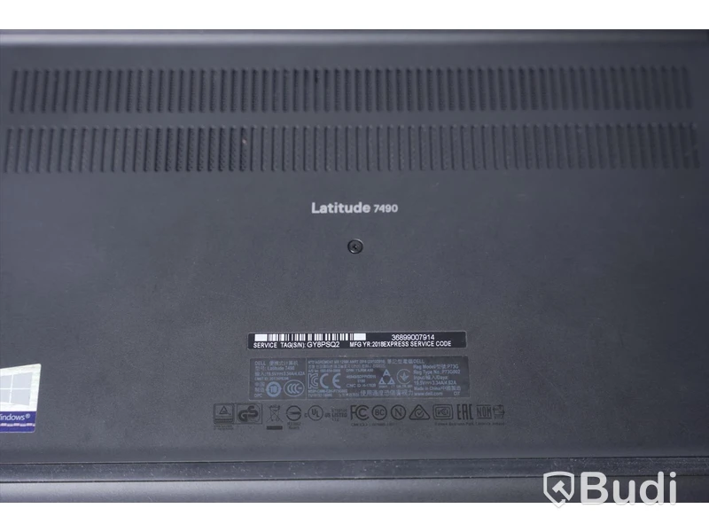 Dator DELL Latitude 7490, i5-8350U, 16 GB RAM, 240 GB SSD (Inget OS) ink Laddare