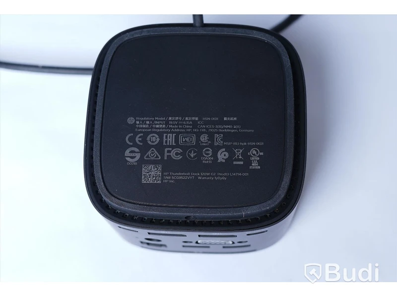 HP Thunderbolt Dock 120w, HSN-IX01 (Obs! Saknar strömsladd)