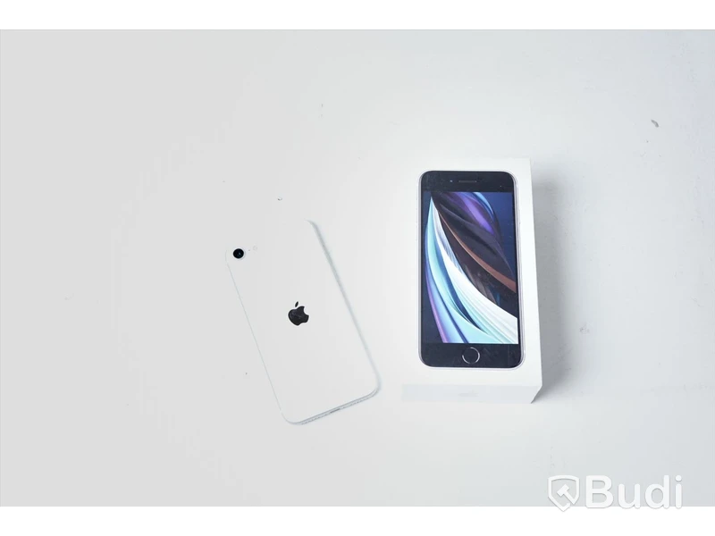 iPhone SE - 64 GB, batterihälsa 95 procent, Saknar laddare