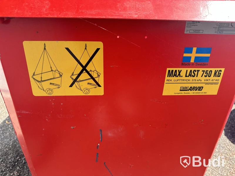 Sloda/fodervagn Starke Arvid