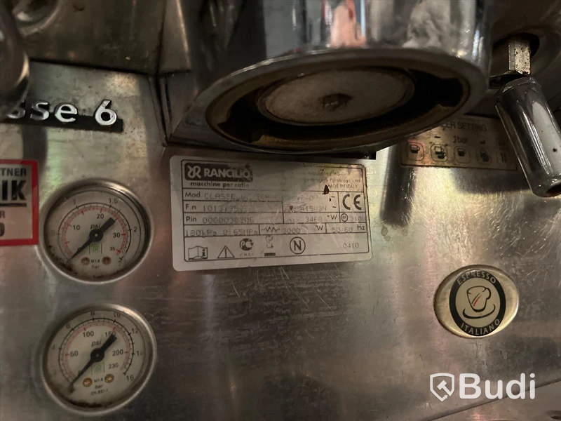 Espressomaskin -RANCILIO Classe 6 Obs! Osäker funktion 3-Fas