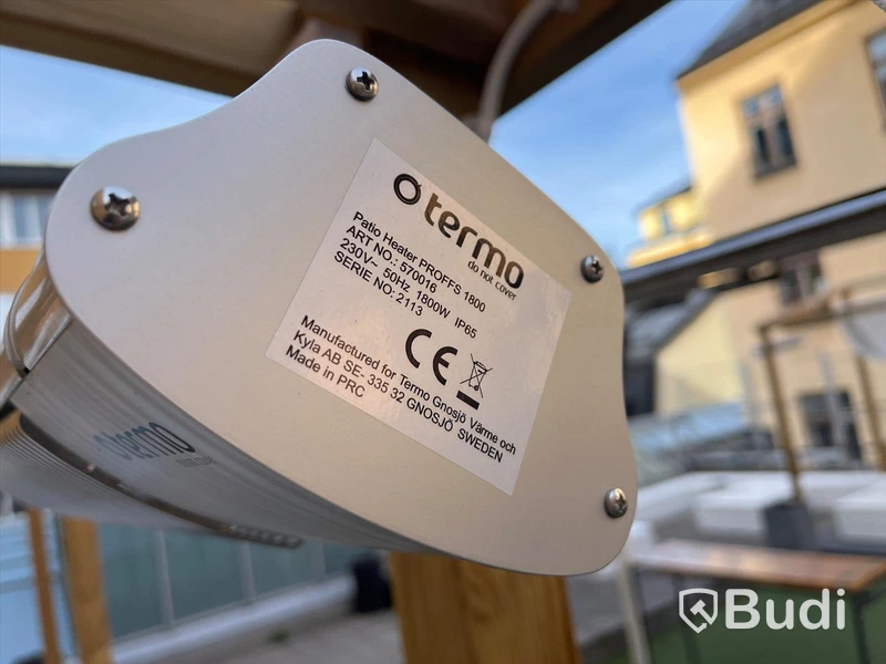 4st Värmelampor - termo patio heater PROFFS 1800