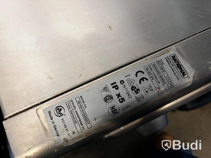 Ugn - Metos Rational SCC WE 61 ca mått 66x77 cm Obs! Osäker funktion