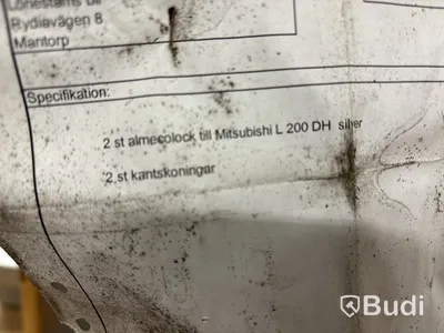 Flaklock Mitsubishi dubbelhytt
