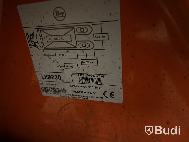 Palldragare BT 2300 kg