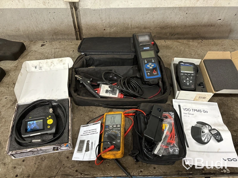 Inspektionskamera, multimeter, tpms-mätare m.m.