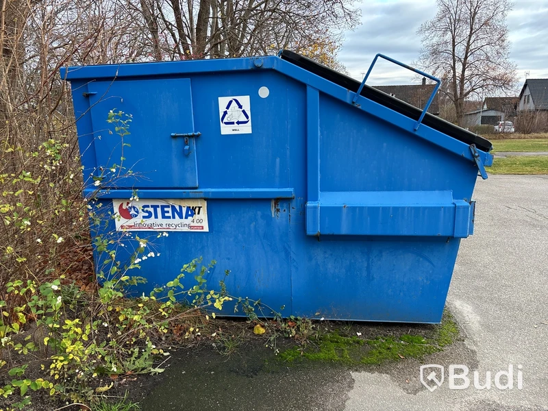 Sopcontainer med luckor