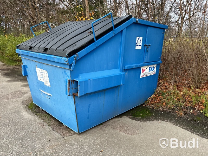 Sopcontainer med luckor